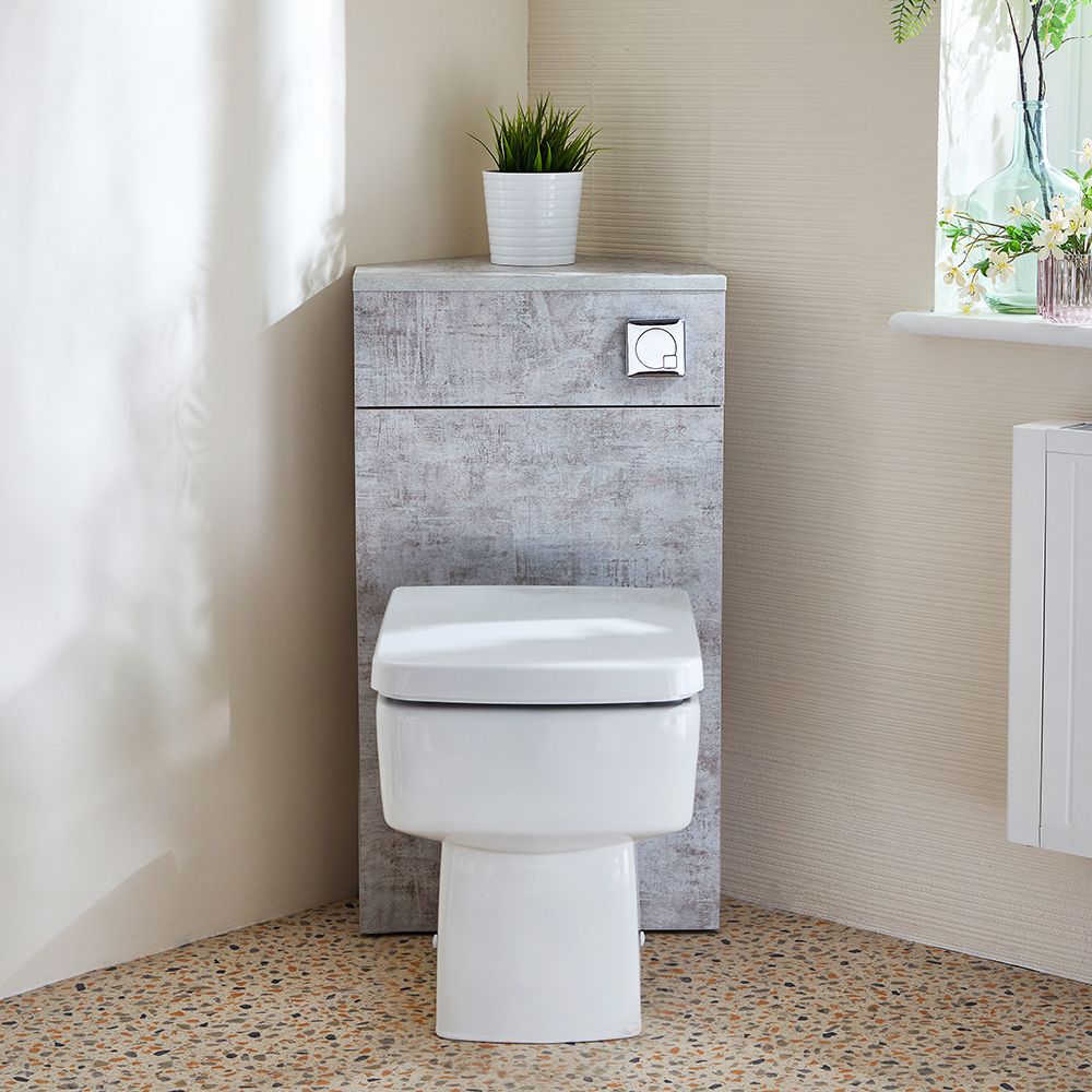 Mueble de WC de Esquina - Selección de Acabados y Medidas - Cluo