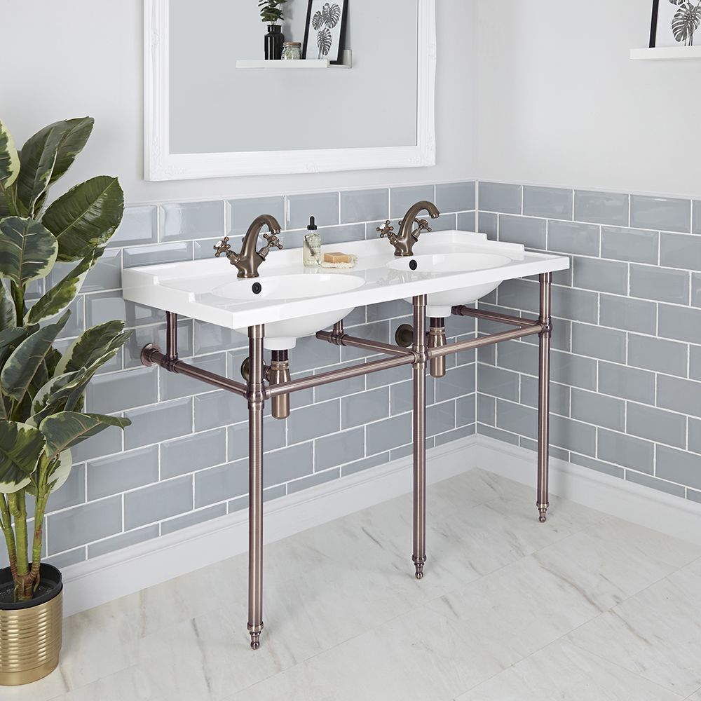 Mueble de Lavabo Moderno de Suelo - 1200mm Completo con Lavabo -Disponible con Distintas Manijas - Edge
