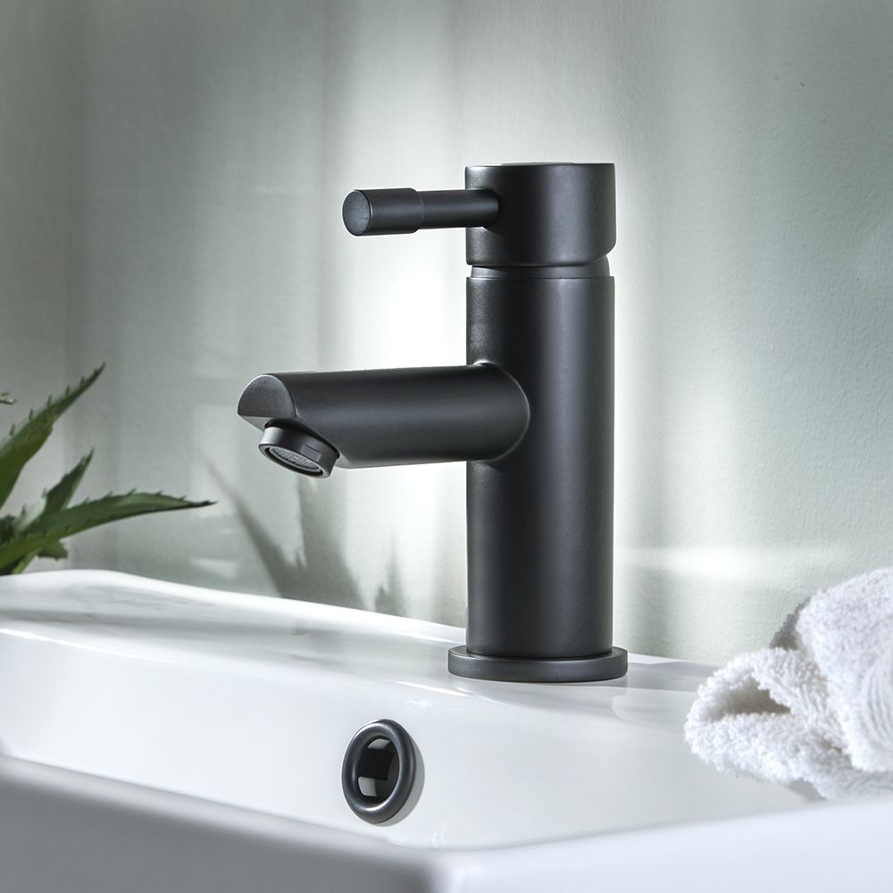 Grifo Mezclador Monoforo Moderno Redondo para Lavabo - Disponible en Distintos Acabados