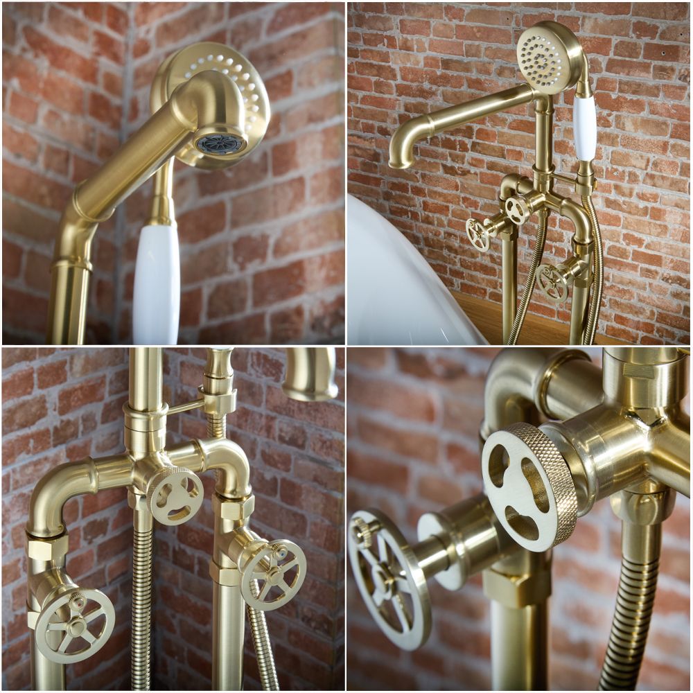 Grifo Mezclador Para Bañera Monomando - Cromado, Cartucho Cerámica, Cambio Ducha/Bañera