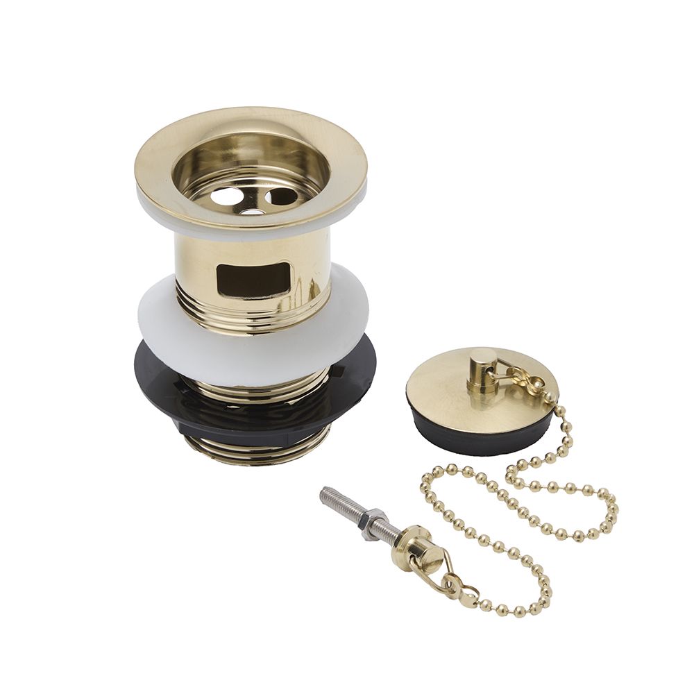 Tapón con Cadena Tradicional para Lavabo