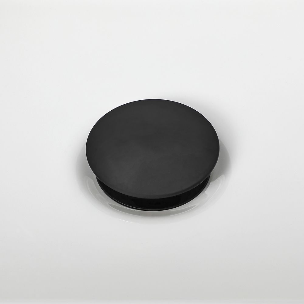 Válvula de Desagüe Universal Manual para Lavabo - Negra