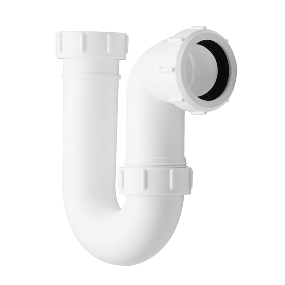 Sifón en Forma de P de 40mm con Junta de 76mm - Cranplas