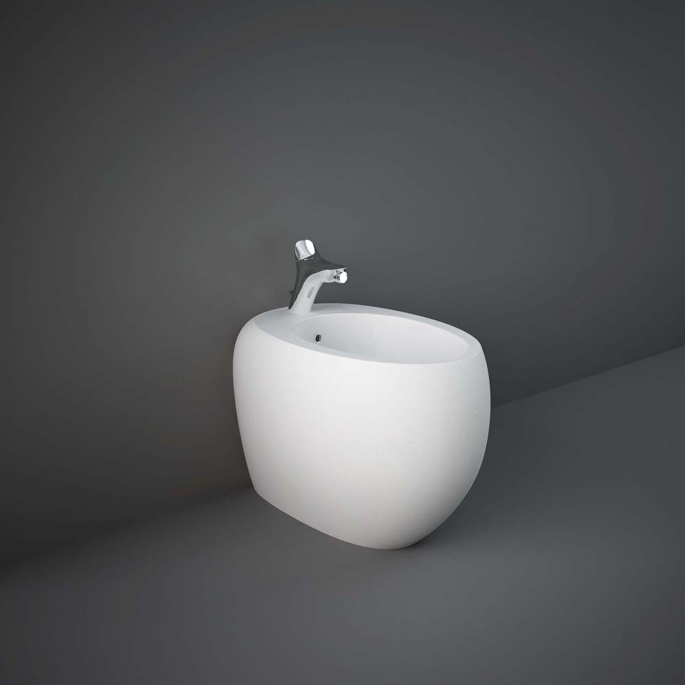 Bidé Adosado Moderno Blanco Opaco - RAK Cloud x Hudson Reed