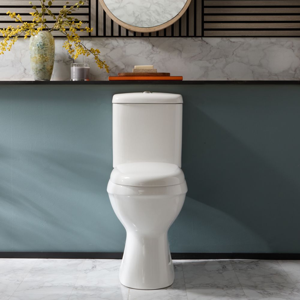 Conjunto Completo con Inodoro y Cisterna con Salida Horizontal para Personas con Movilidad Reducida - Select