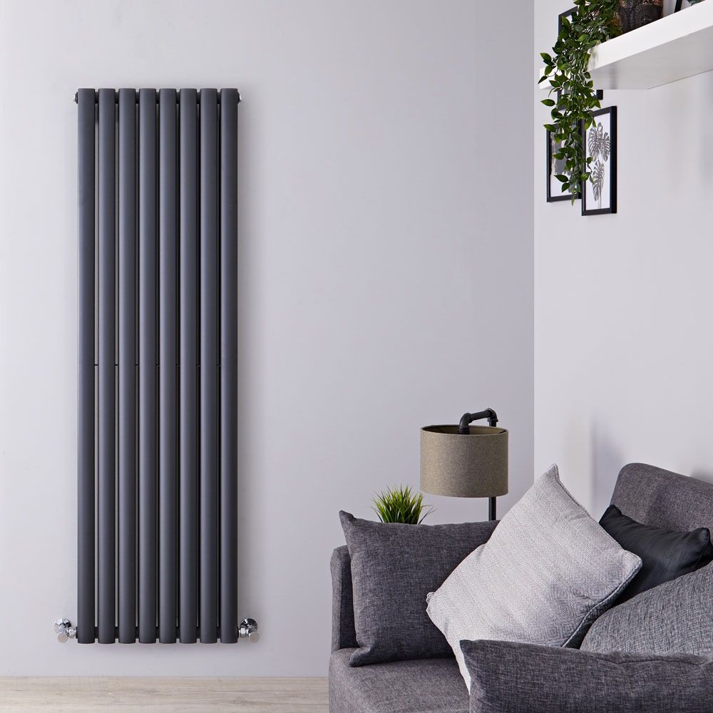 Radiador de Diseño Vertical (Panel Doble) 1600mm x 472mm - Antracita - Revive