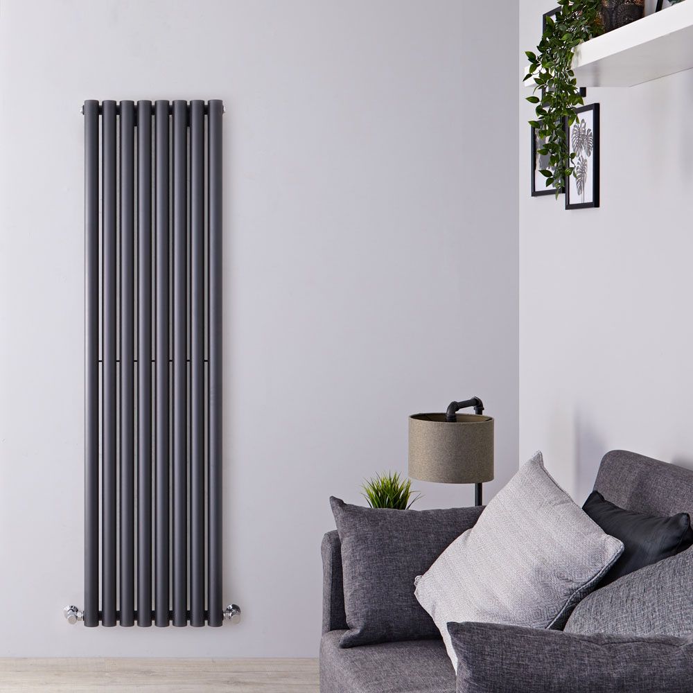 Radiador de Diseño Vertical (Panel Único) - 1600mm x 472 mm - Antracita - Savy