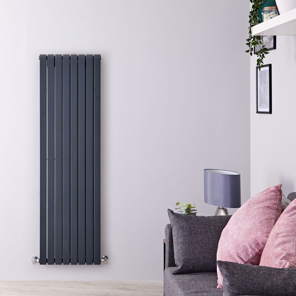 Radiador de Diseño Vertical (Panel Doble) - 1600mm x 472 mm - Antracita - Sloane