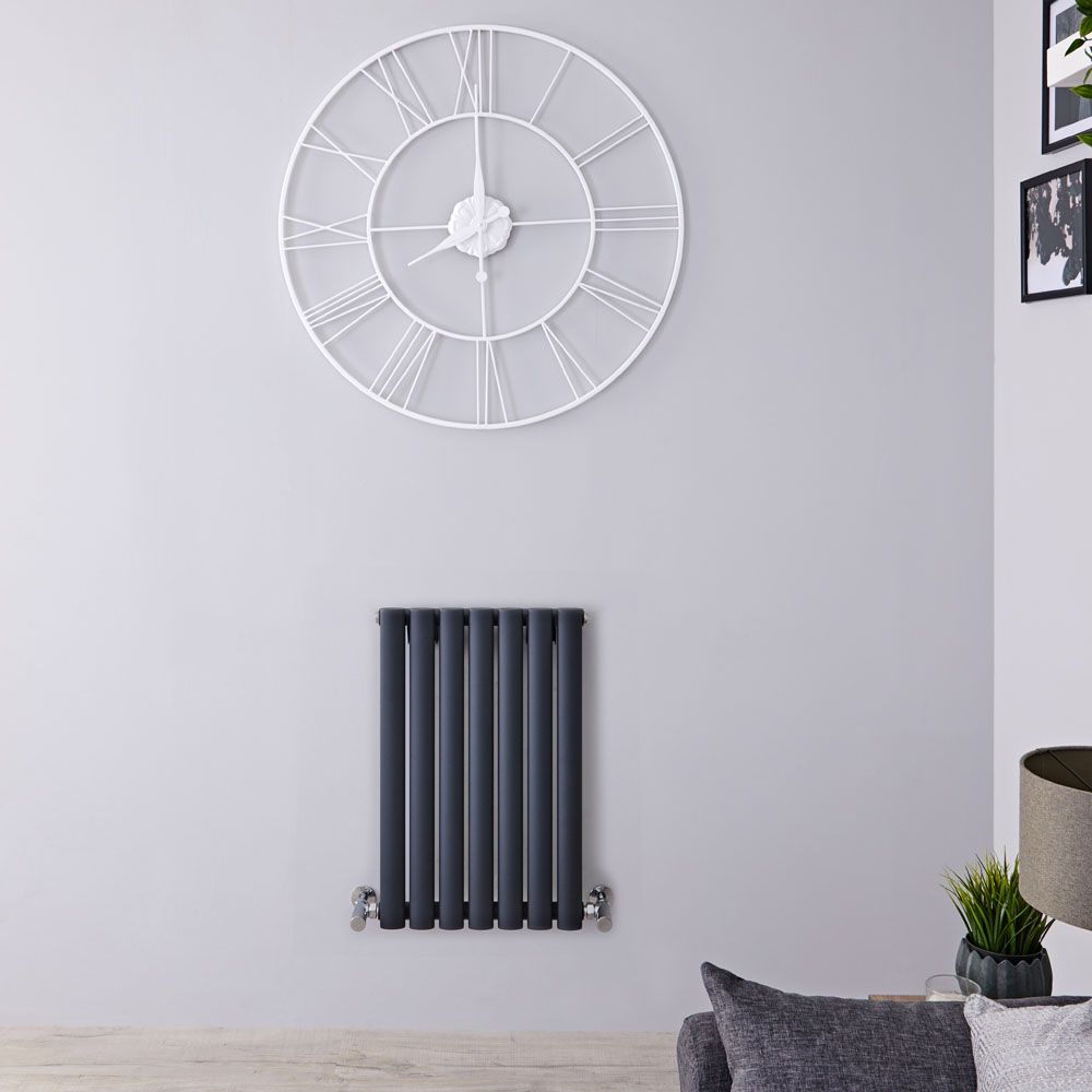 Radiador de Diseño Horizontal (Panel Único) 635mm x 413mm - Antracita - Revive