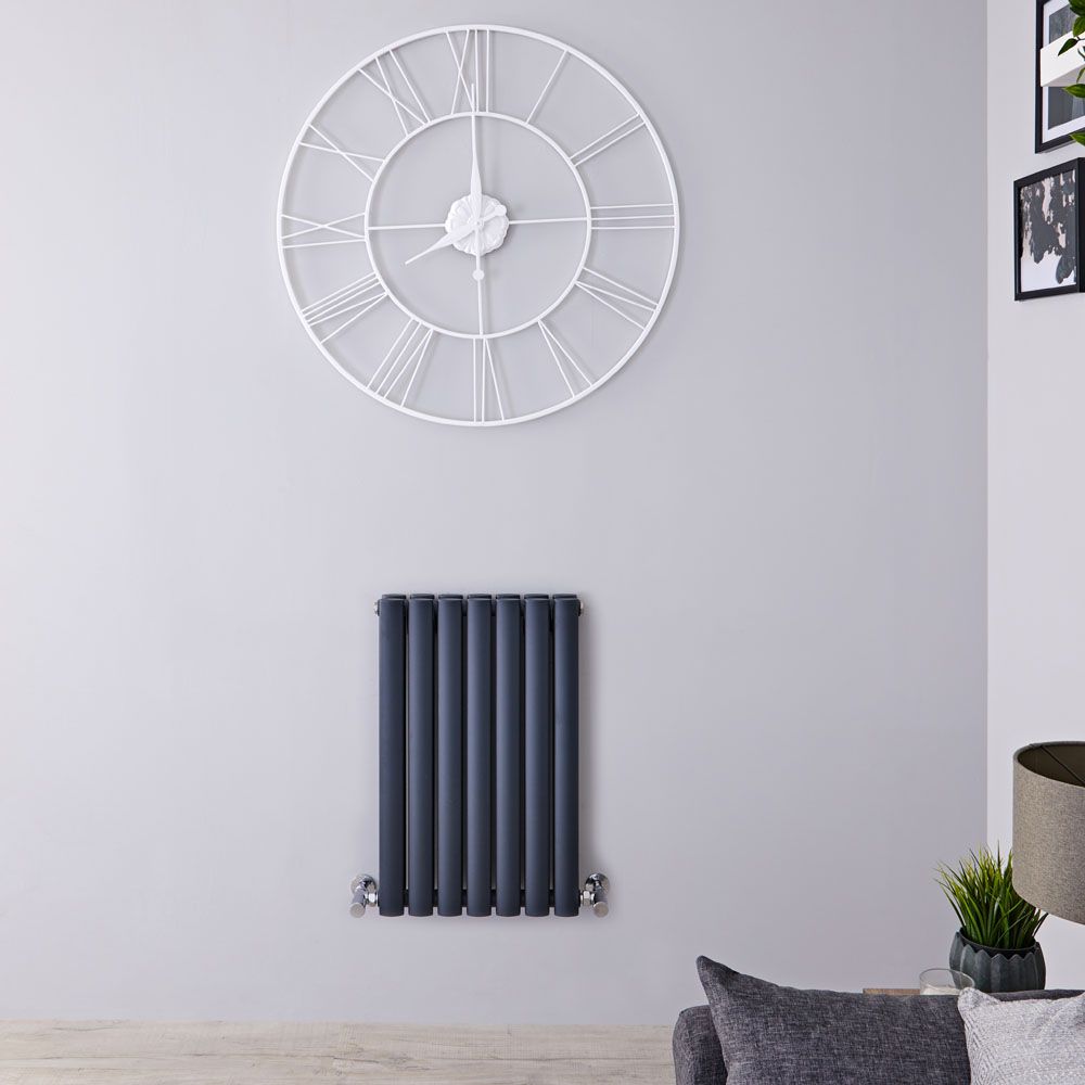 Radiador de Diseño Horizontal (Panel Doble) 635mm x 413mm - Antracita - Revive