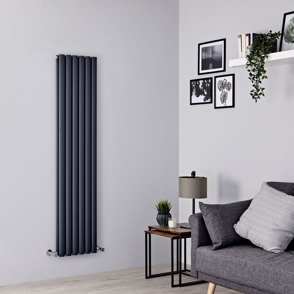 Radiador de Diseño Vertical Antracita - Disponible en Distintas Medidas - Revive