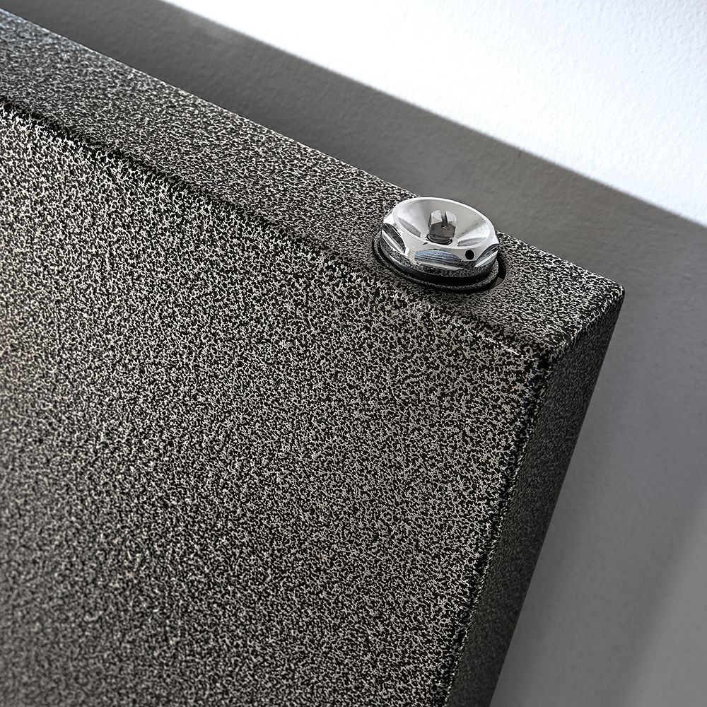 Radiador de Diseño Vertical de Color Mineral de Hierro Gris - 1800mm x ...