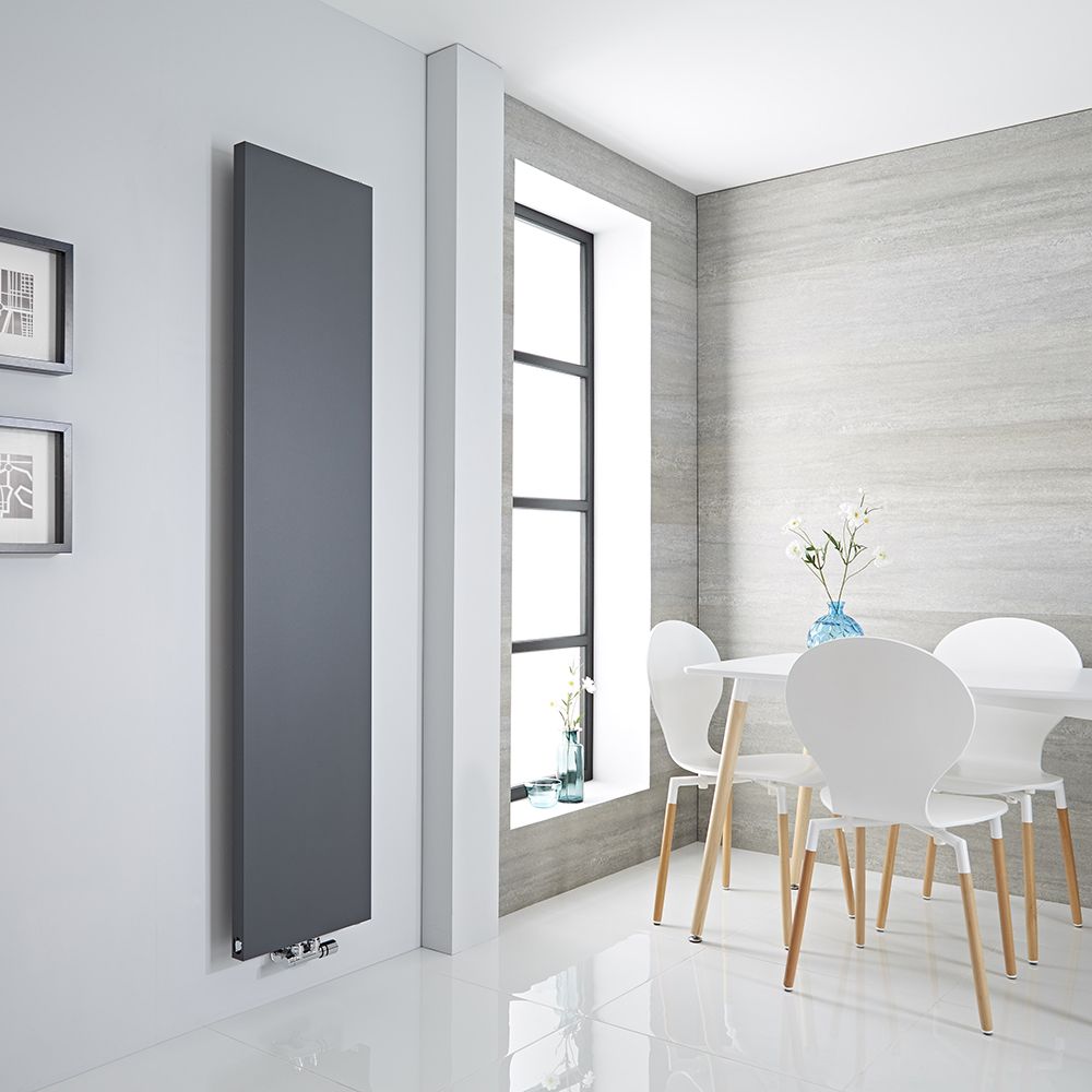 Radiador de Diseño Vertical (Panel Plano) - 1800mm x 400 mm - Antracita - Rubi