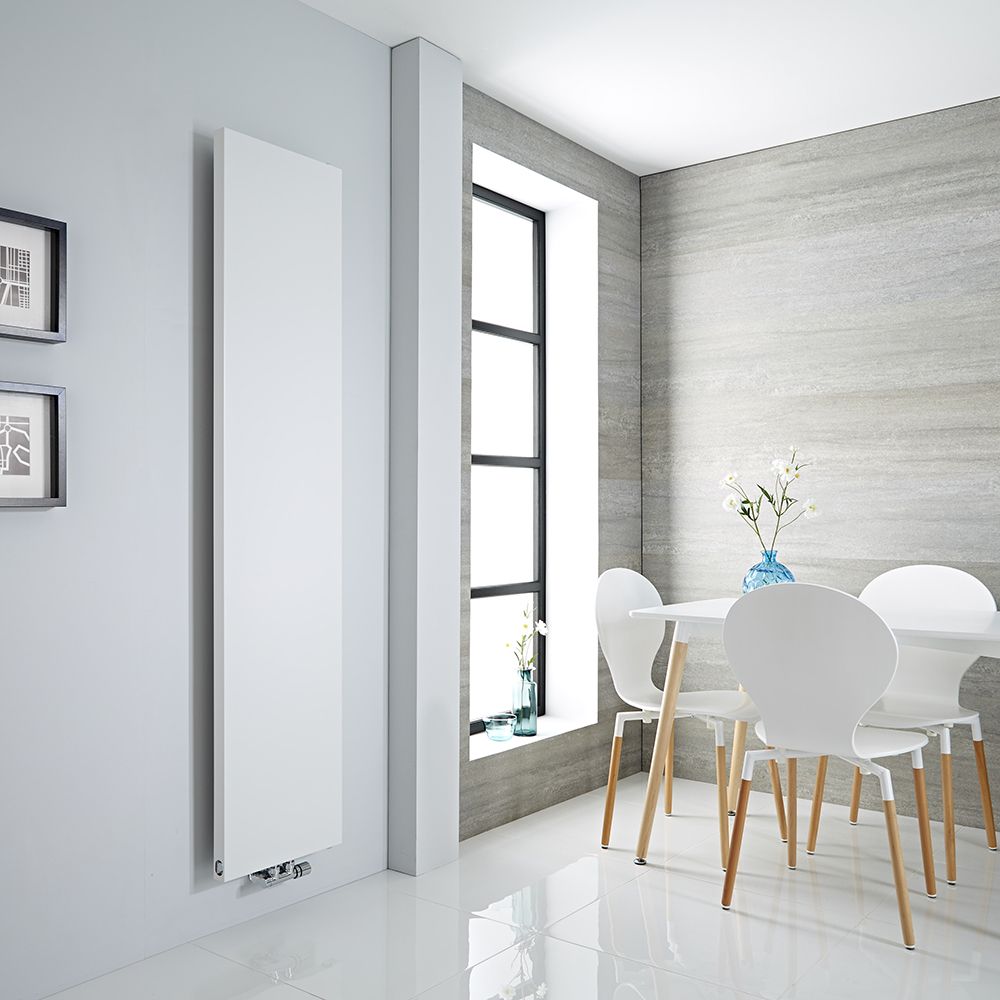 Radiador de Diseño Vertical (Panel Plano) - 1800mm x 400 mm - Blanco - Rubi