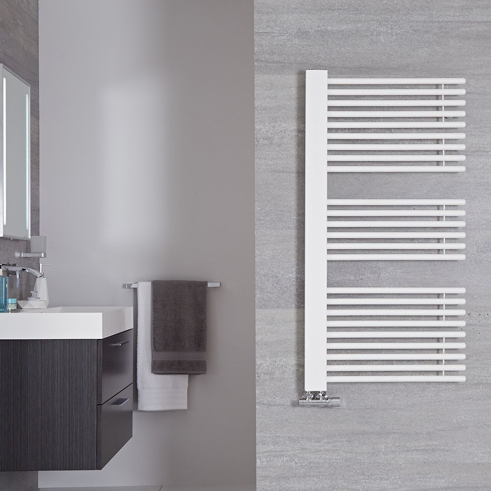 Radiador Toallero de Diseño - 1190mm x 600mm - Blanco - Bosa