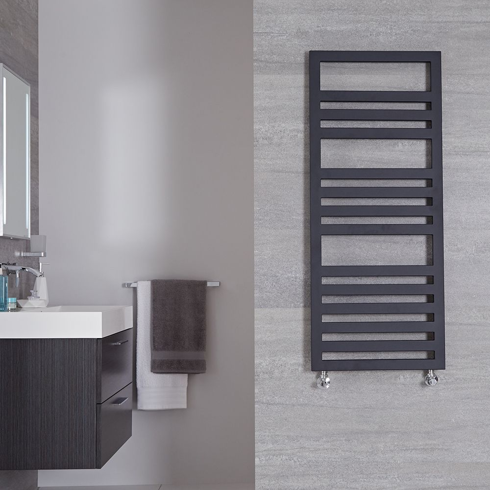 Radiador Toallero de Diseño - 1200mm x 500mm - Antracita - Ponza