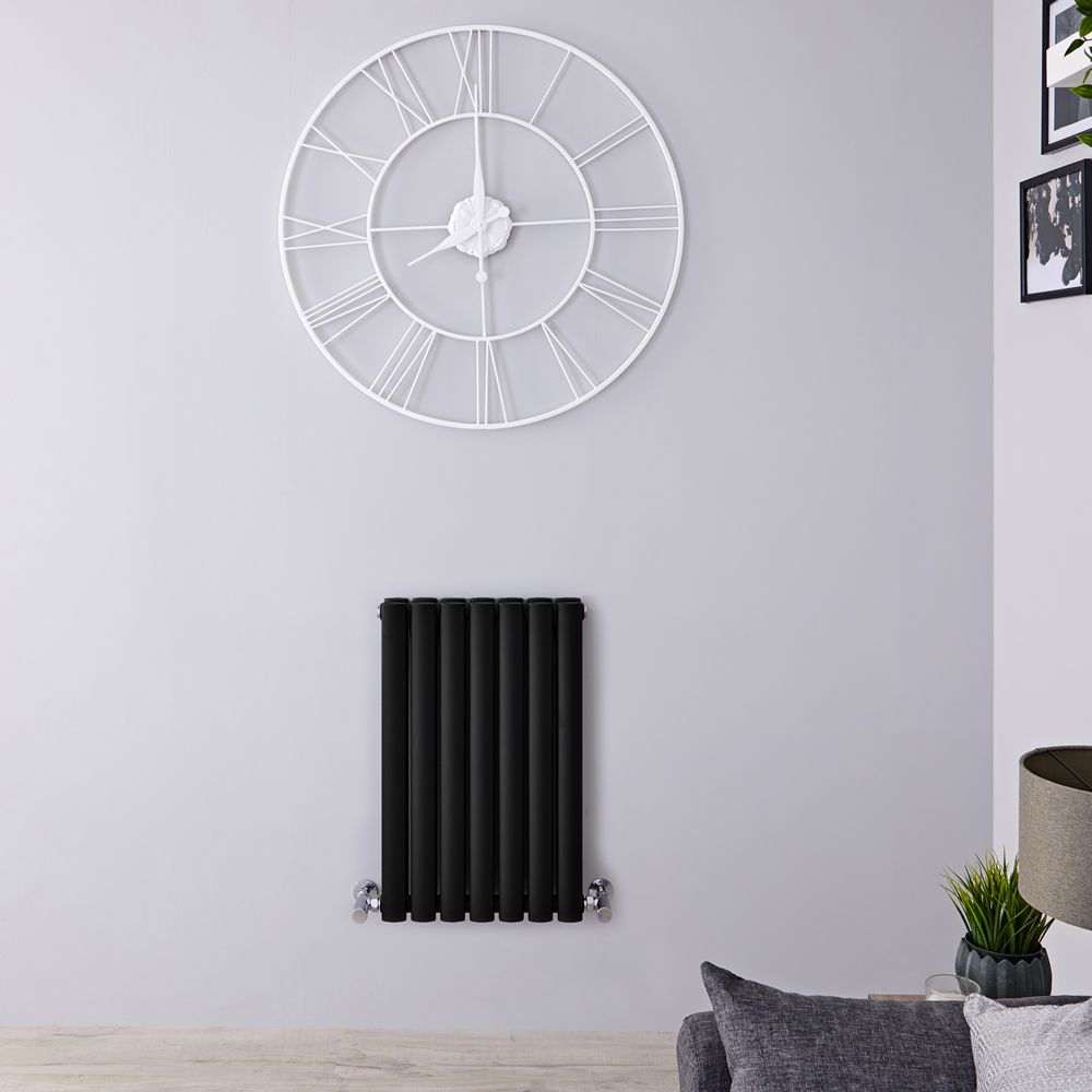 Radiador de Diseño Horizontal (Panel Doble) 635mm x 413mm - Negro - Revive