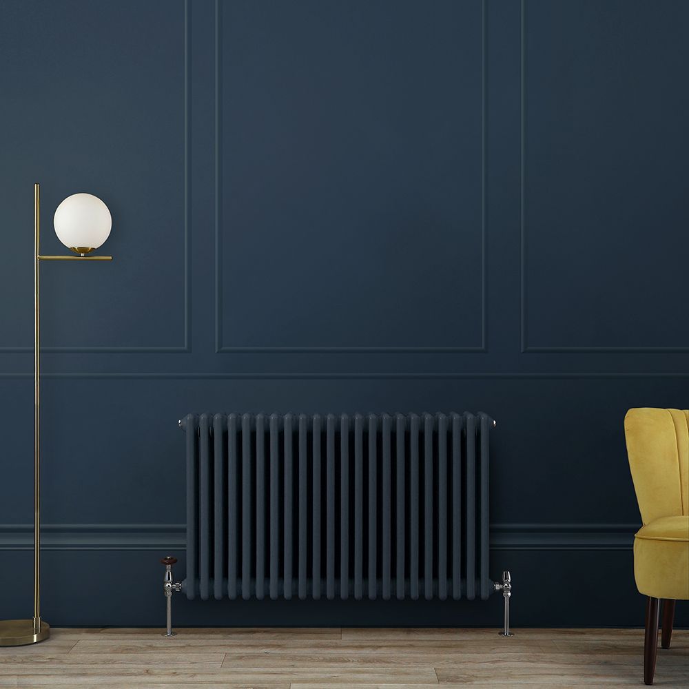 Radiador de Diseño Tradicional Horizontal con Columnas Triples - Disponible en Colores Clásicos y Distintas Medidas  - Regent