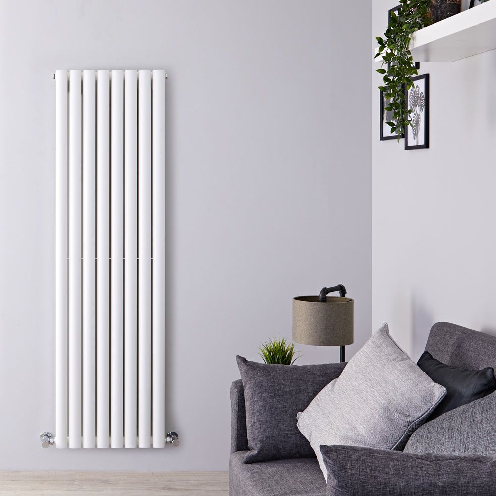 Radiador de Diseño Vertical (Panel Doble) 1600mm x 472mm - Blanco - Revive