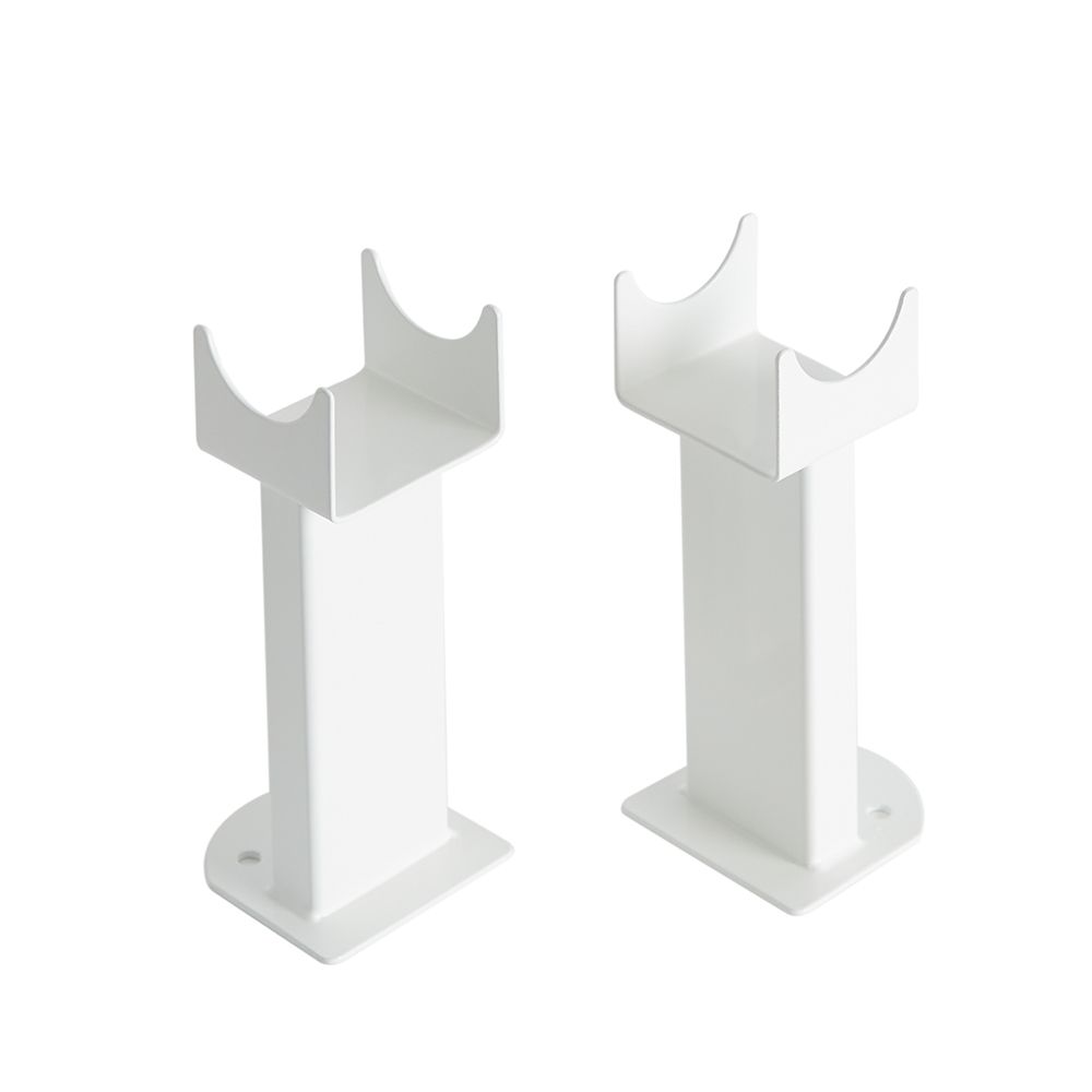 Conjunto de Montaje a Suelo Para Radiadores Sloane y Savy con Columnas en Blanco