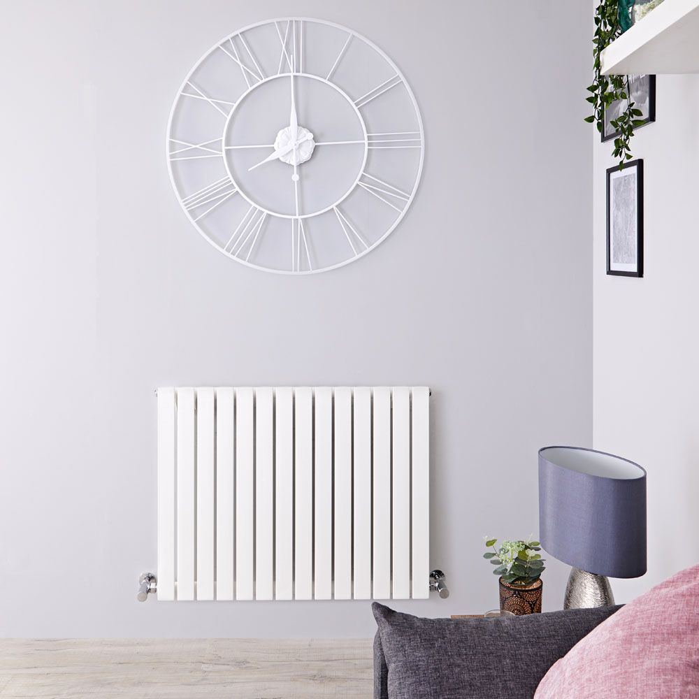 Radiador de Diseño Horizontal (Panel Único) - 635mm x 826 mm - Blanco - Sloane