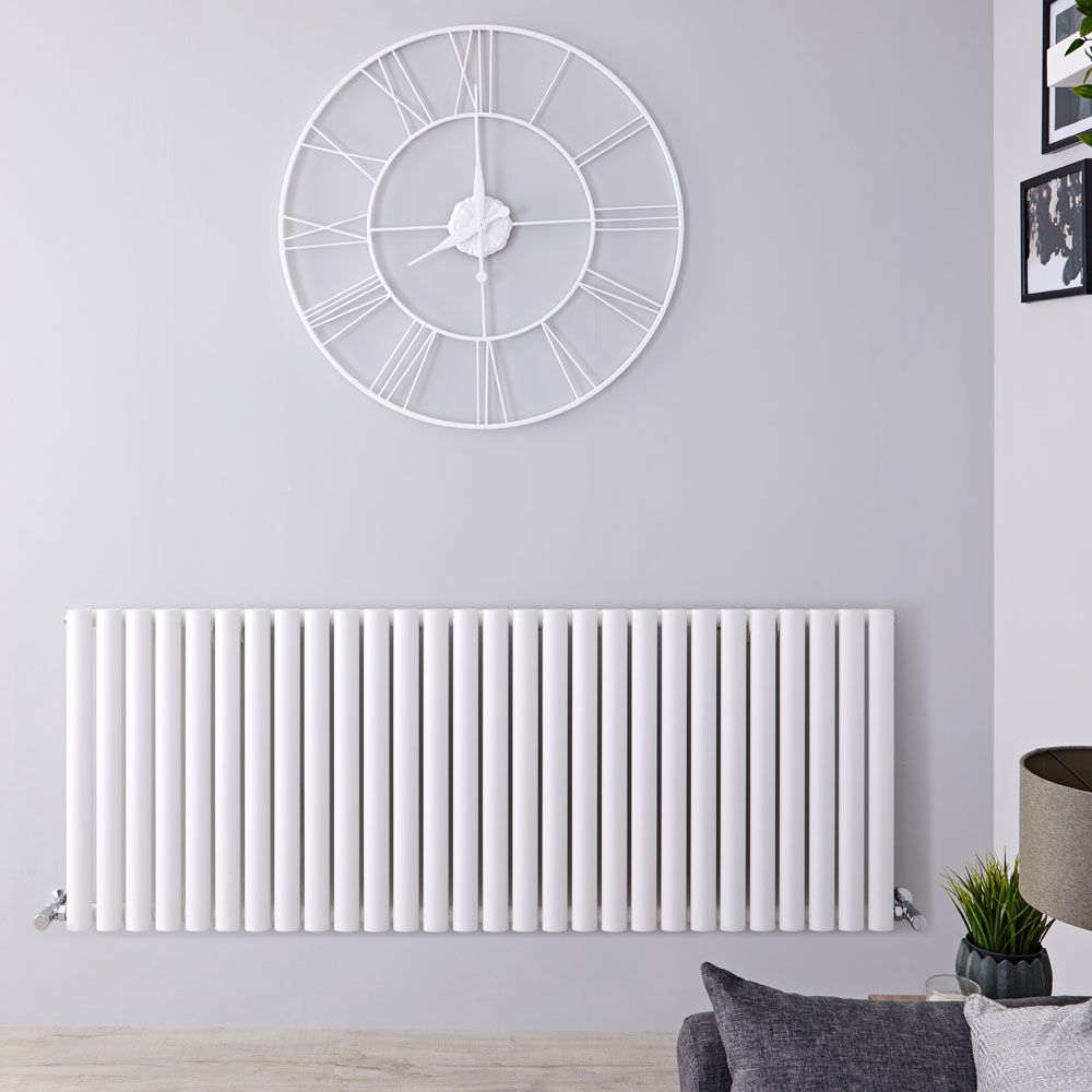 Radiador de Diseño Horizontal (Panel Único) 635mm x 1652mm - Blanco - Revive