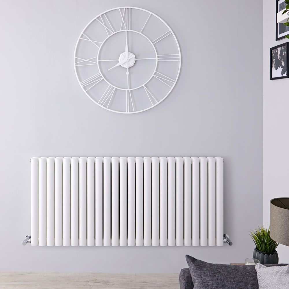 Radiador de Diseño Horizontal (Panel Doble) 635mm x 1416mm - Blanco - Revive
