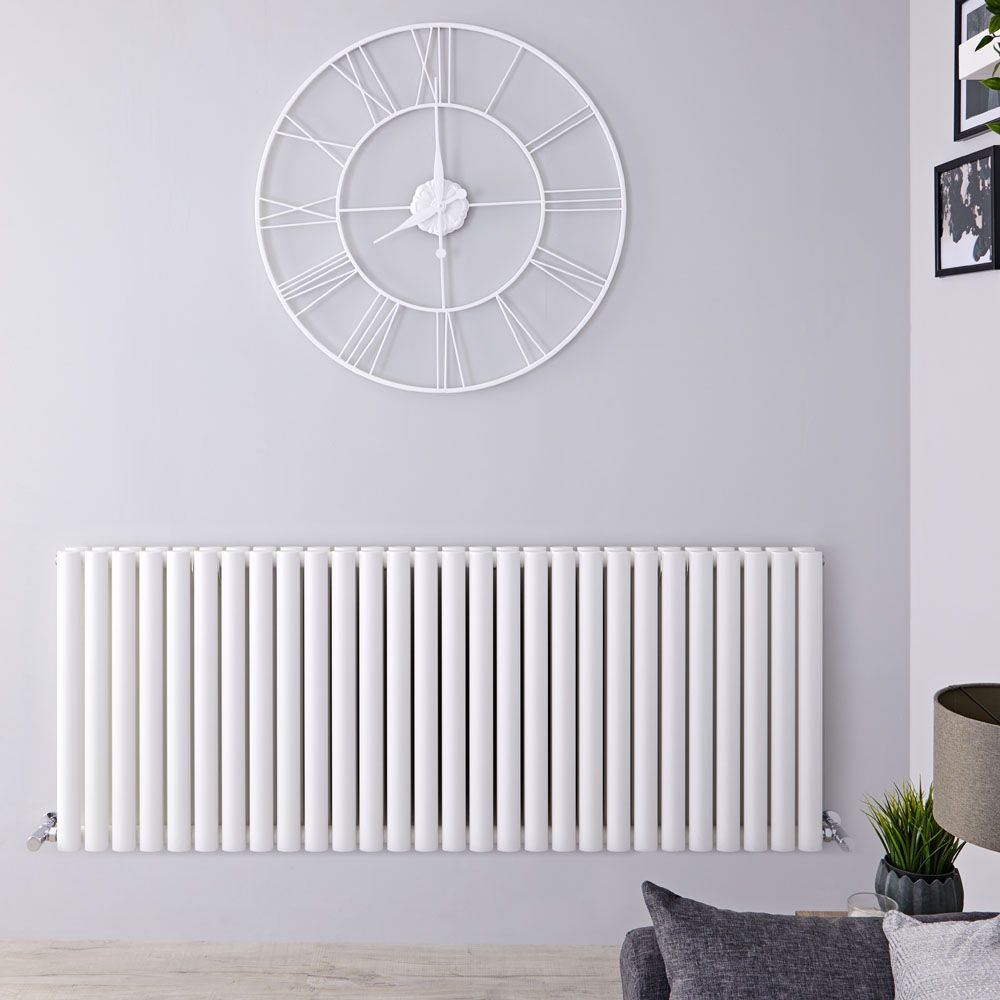 Radiador de Diseño Horizontal (Panel Doble) 635mm x 1652mm - Blanco - Revive