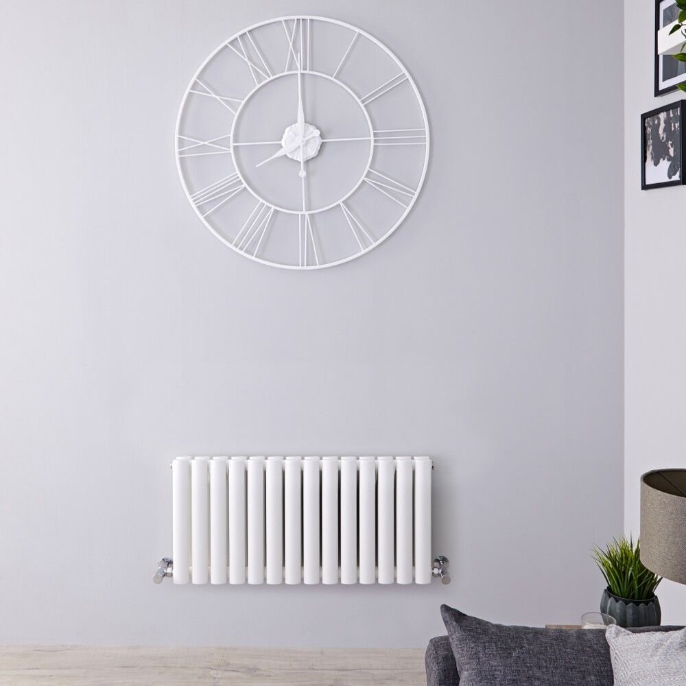 Radiador de Diseño Horizontal (Panel Doble) 400mm x 826mm - Blanco - Revive