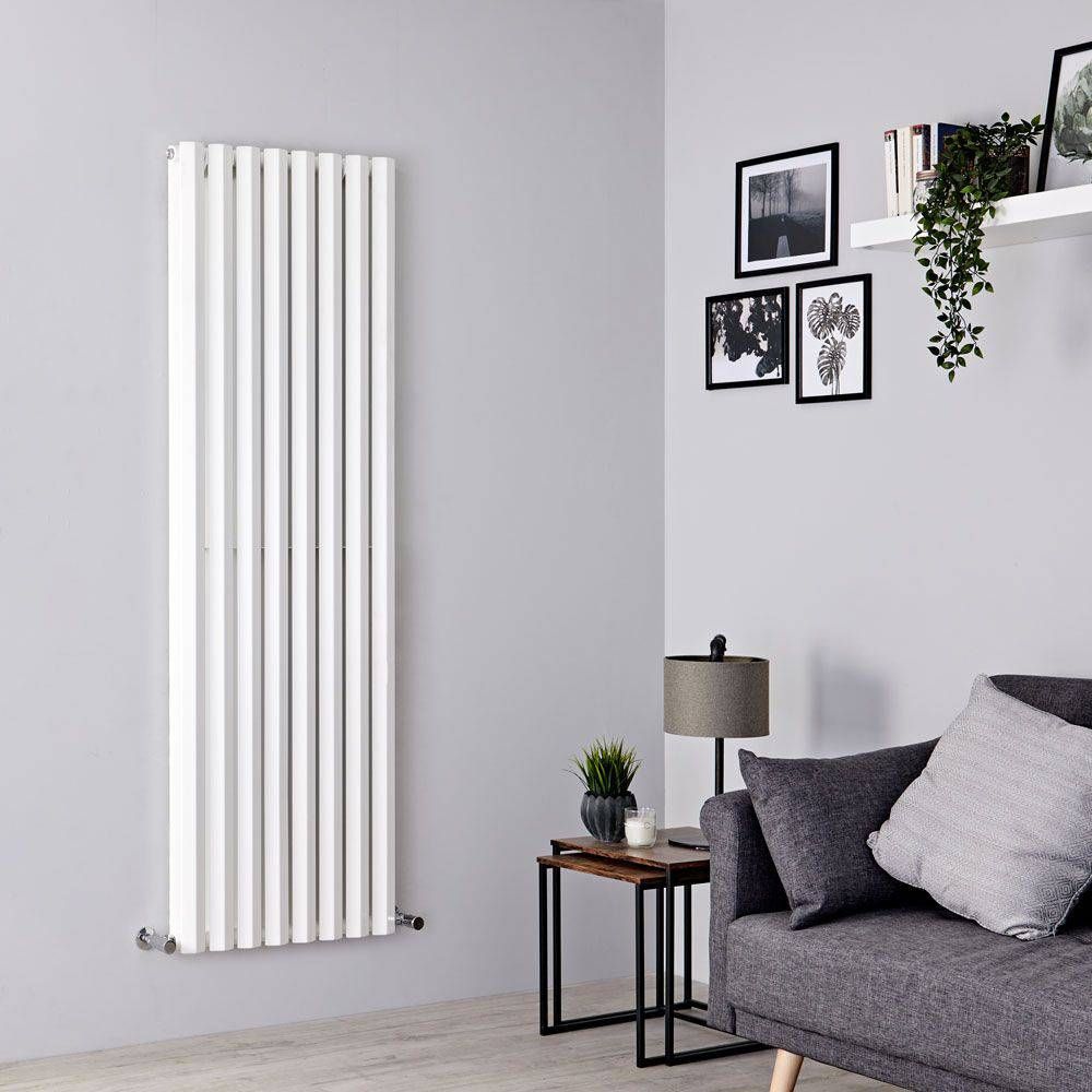 Radiador de Diseño Blanco con Panel Vertical de 1780mm - Rombo - Disponible en Distintas Medidas