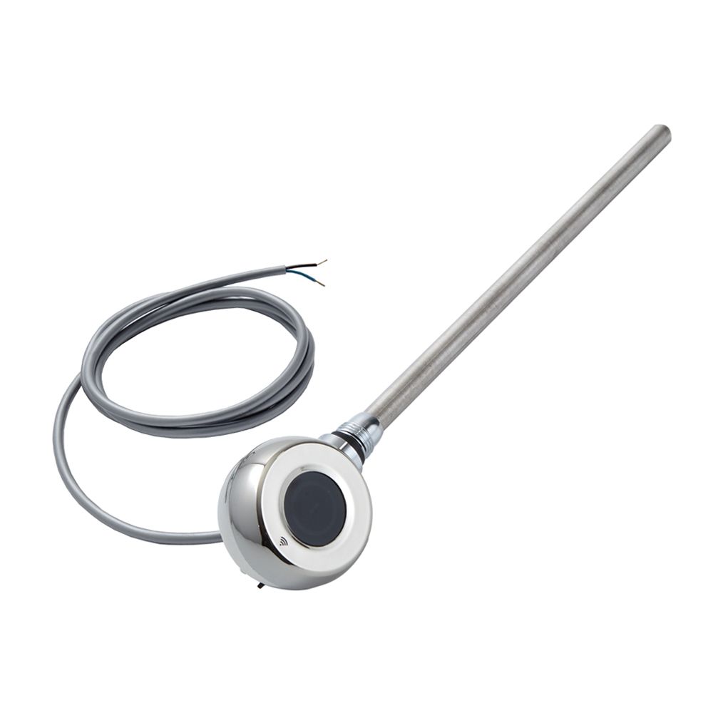 Elemento  Eléctrico Termostático Wi-Fi para Radiadores Horizontales - Negro - 1200W de Conexión a la Red Eléctrica  - ECOSO de Hudson Reed