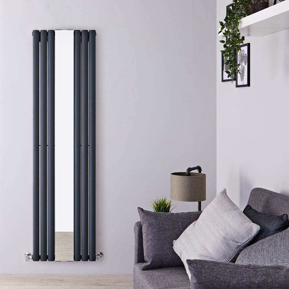 Radiador de Diseño Vertical (Panel Único) - 1800mm x 499 mm - Antracita - Revive