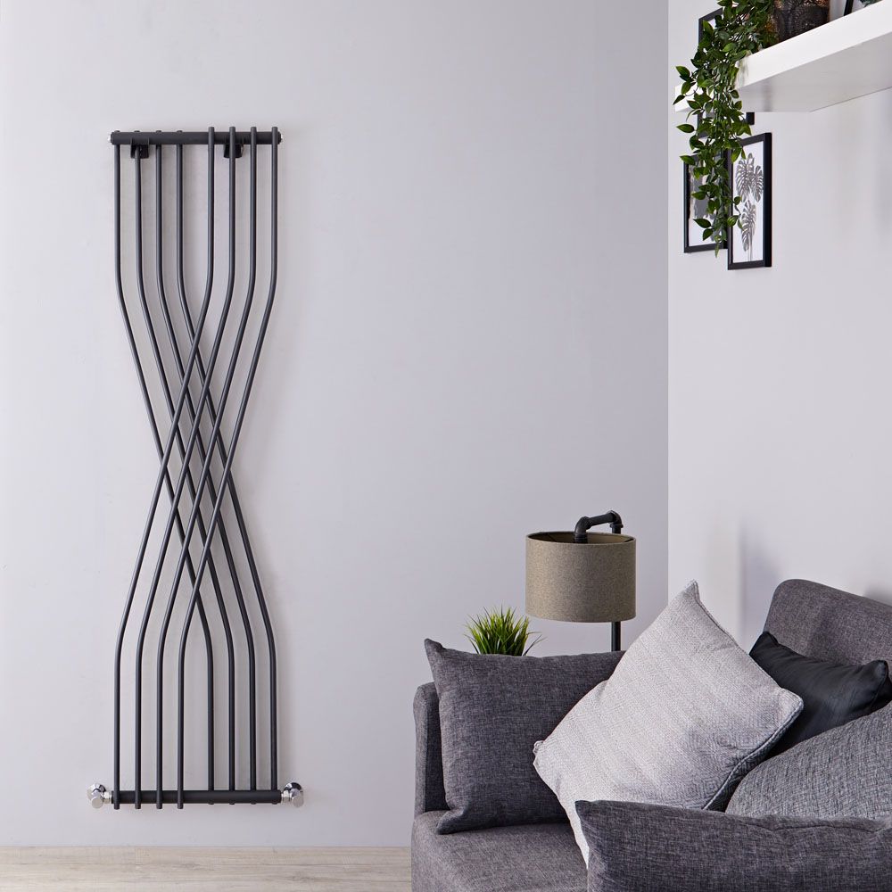 Radiador de Diseño Vertical - 1775mm x 450 mm - Antracita - Xcite