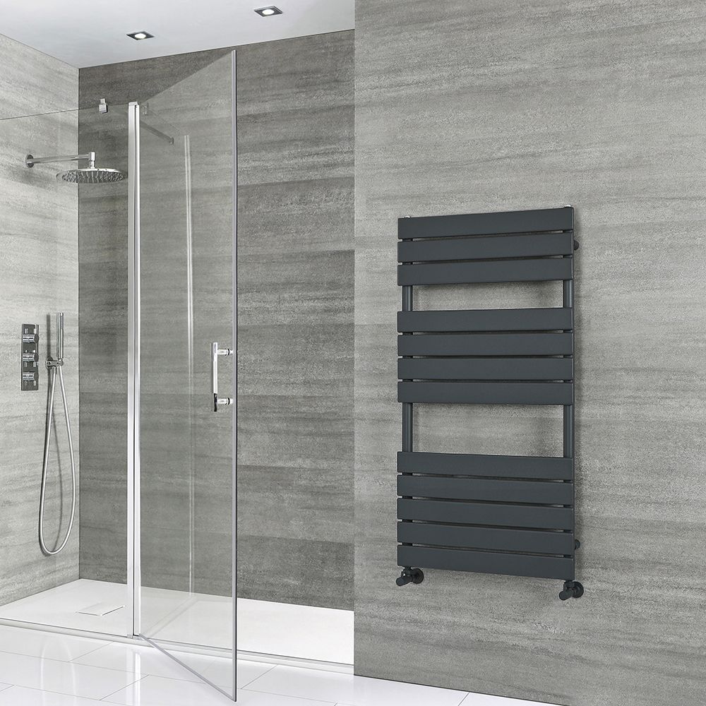 Radiador Toallero Plano - Antracita - 1200 x 600mm - Lustro