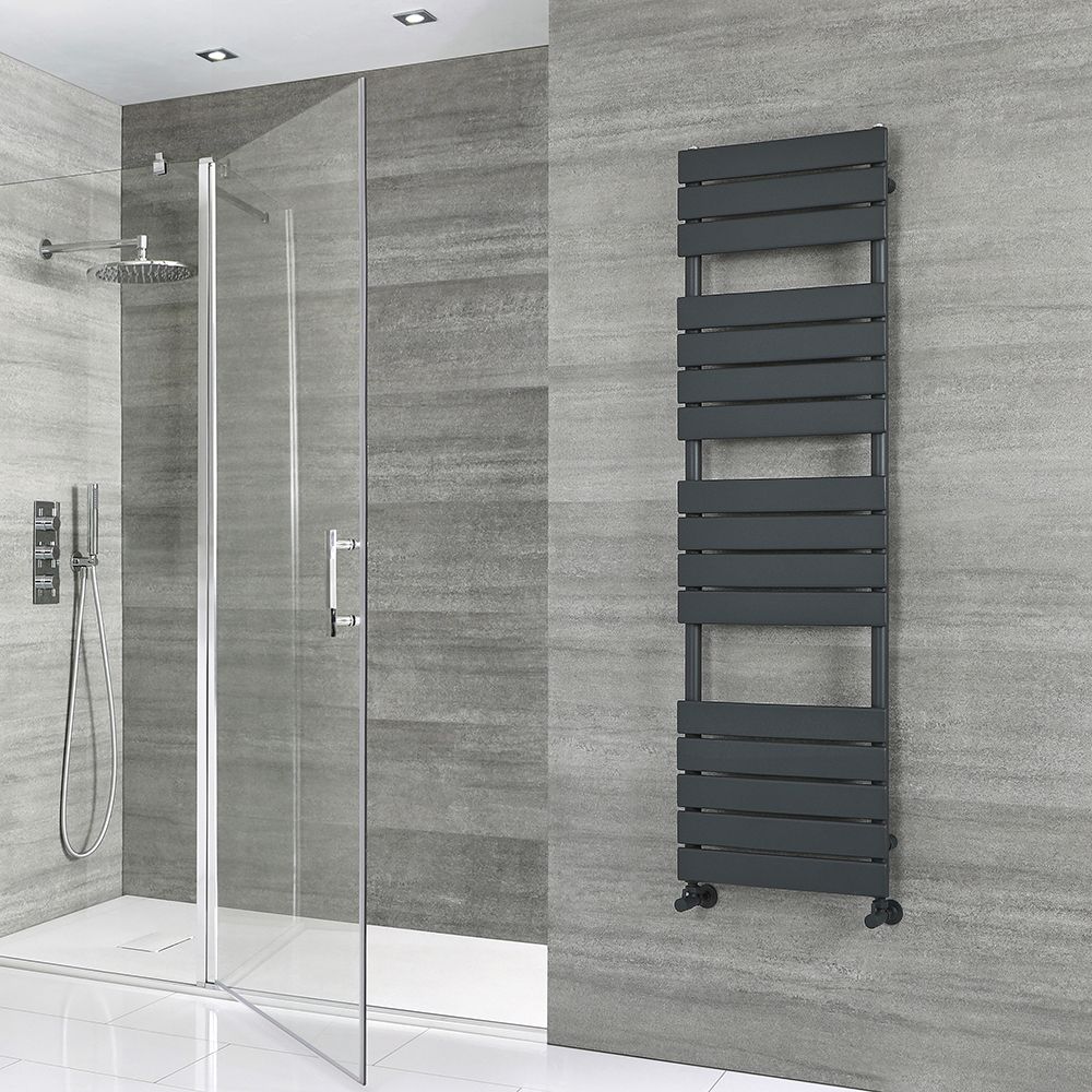 Radiador Toallero Plano - Antracita - 1500 x 450mm - Lustro