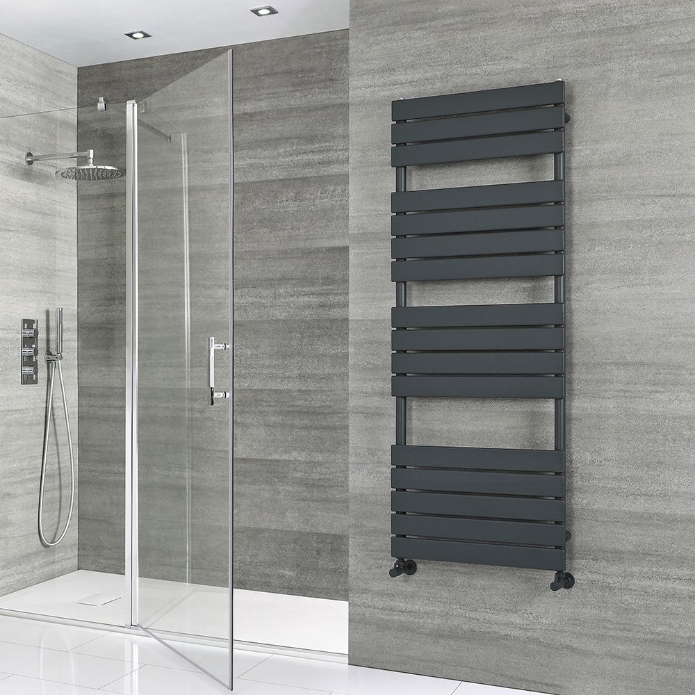 Radiador Toallero Plano - Antracita - 1500 x 600mm - Lustro