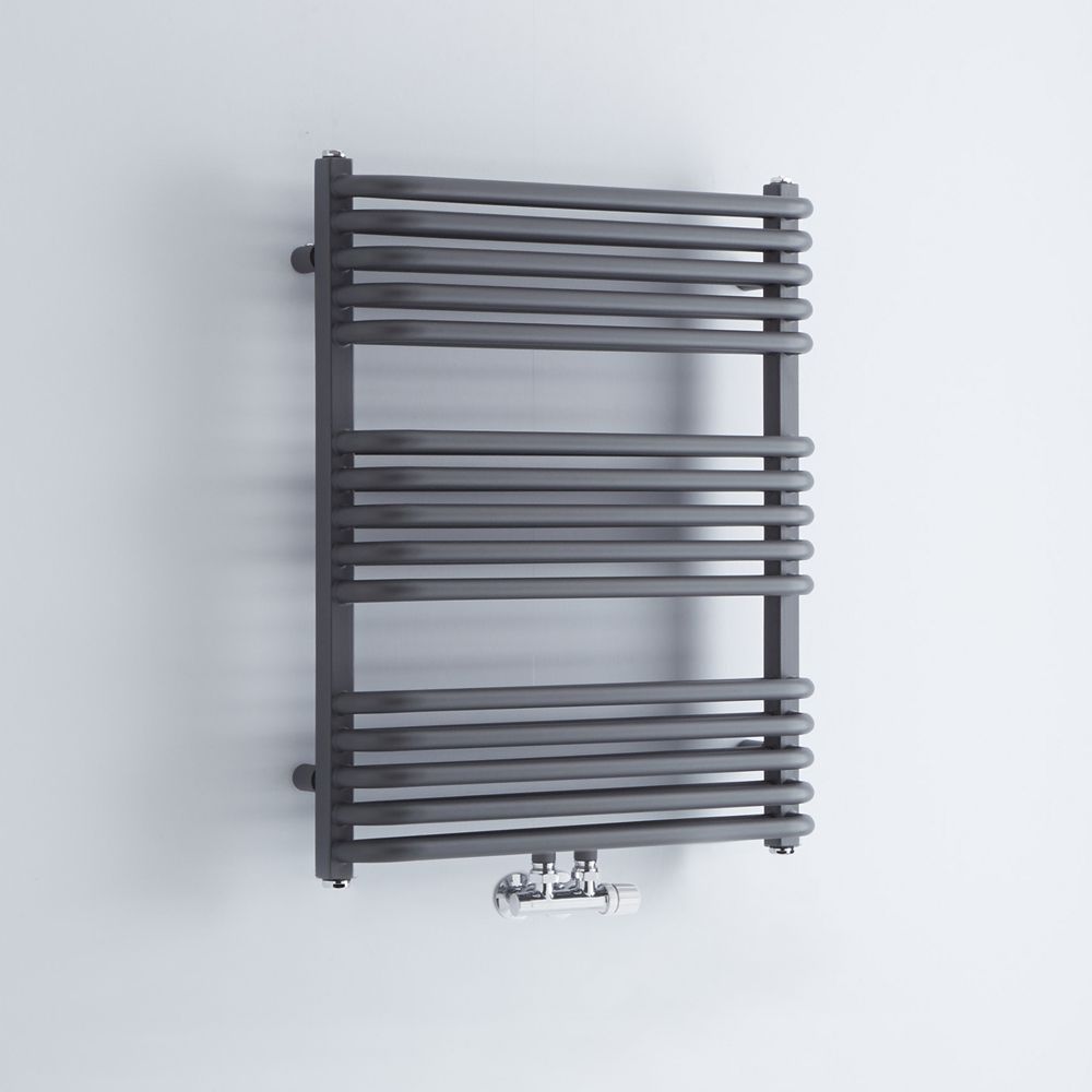 Radiador Toallero - Curvo - 736mm x 600mm - Antracita - Arch