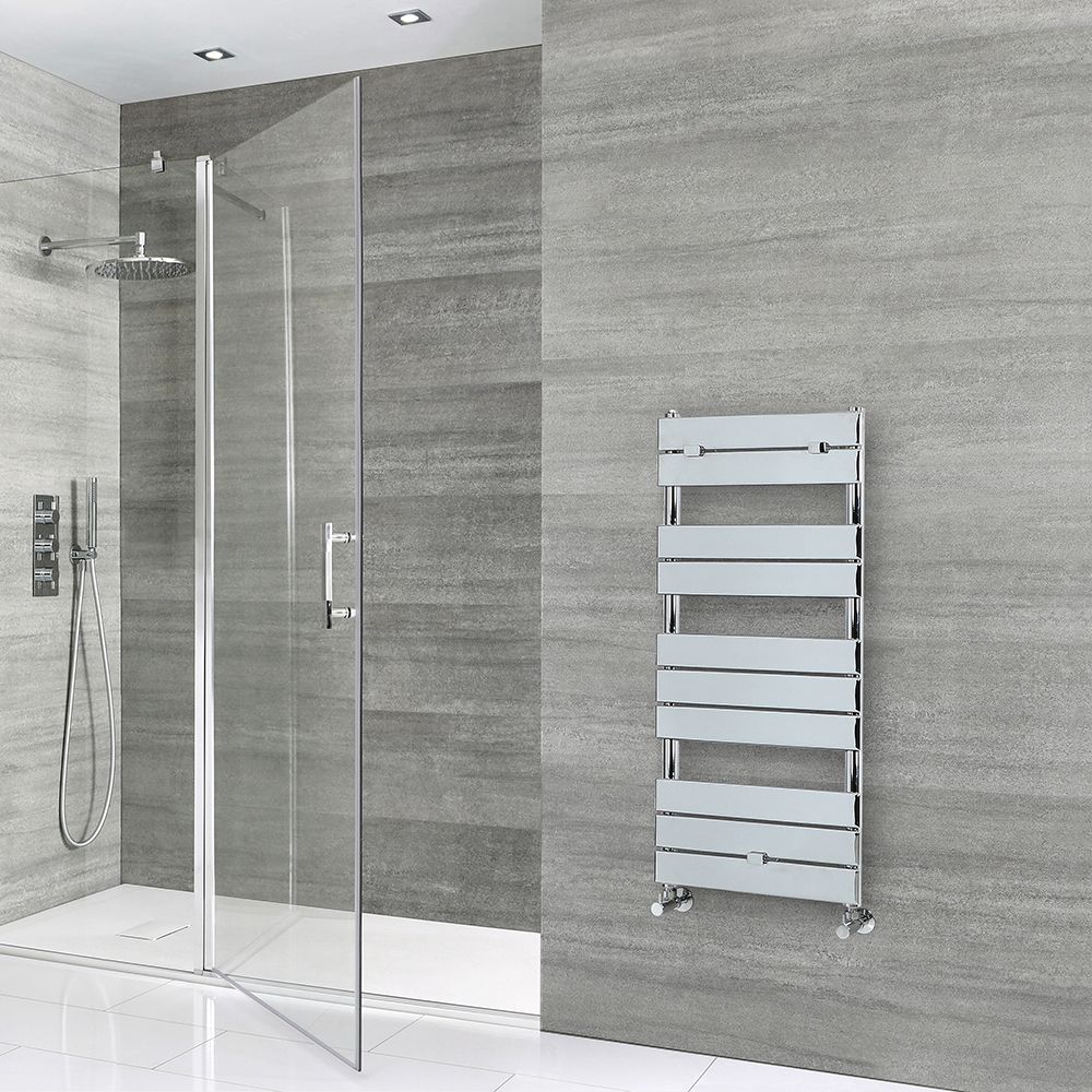 Radiador Toallero - Plano - 1000mm x 450mm - Cromado - Lustro