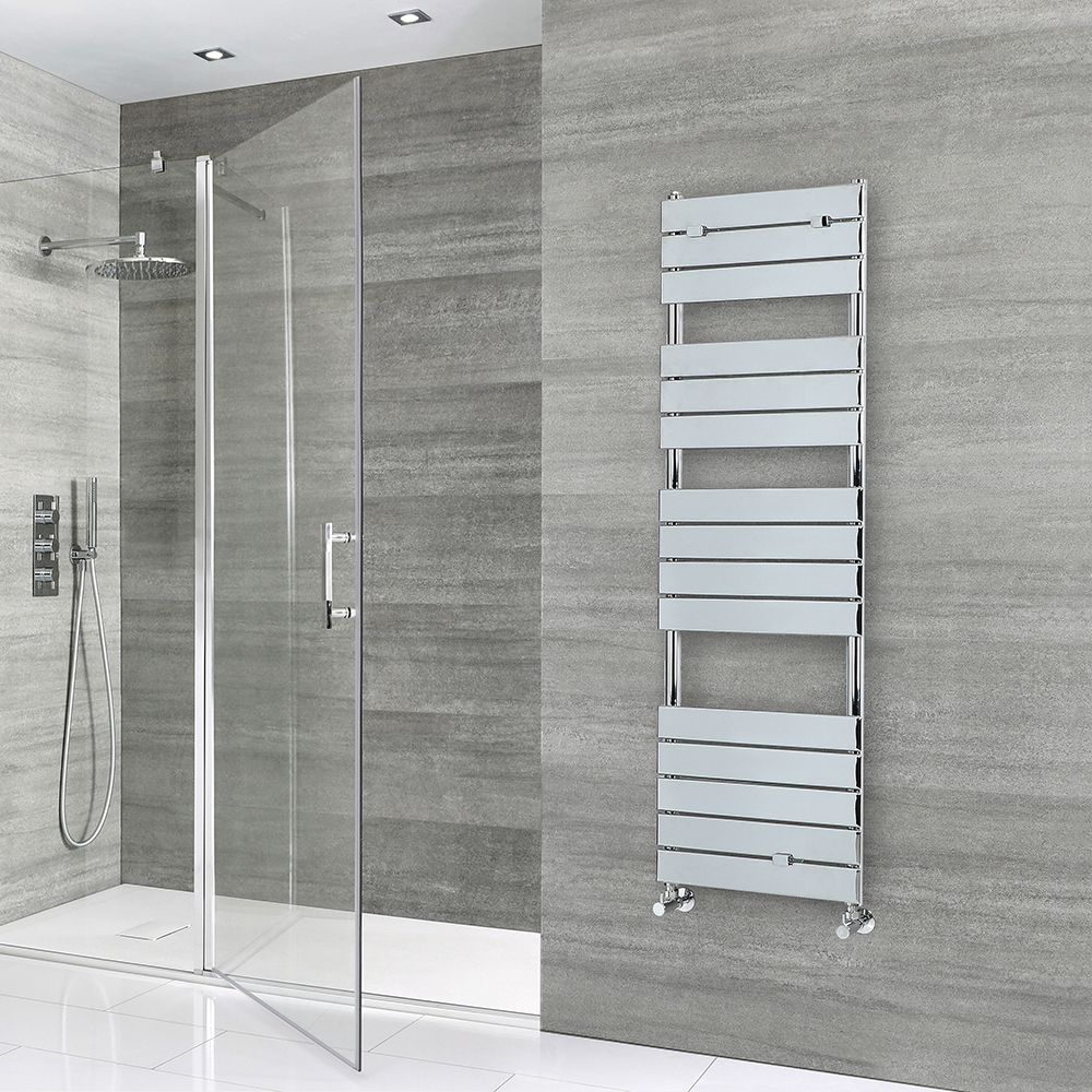Radiador Toallero - Plano - 1512mm x 450mm - Cromado - Lustro