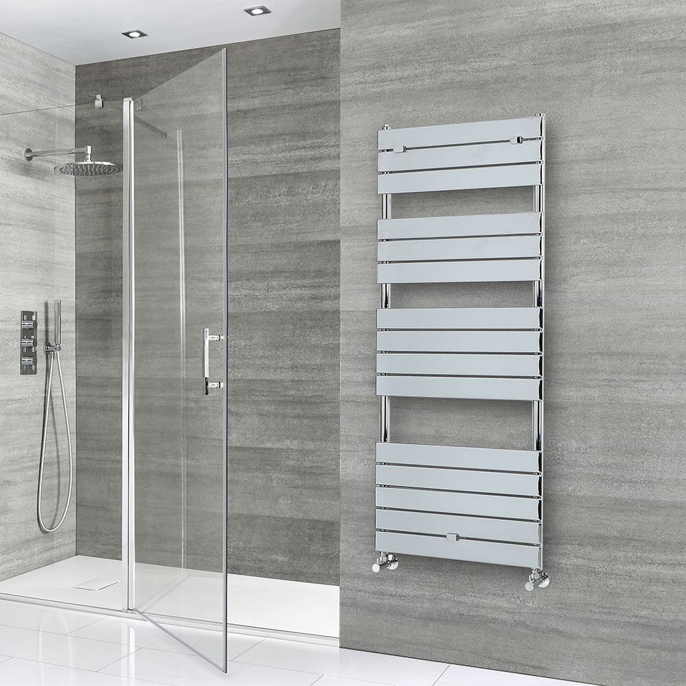 Radiador Toallero - Paneles Planos - Cromado - 1512mm x 600mm  - 666 Vatios- Lustro