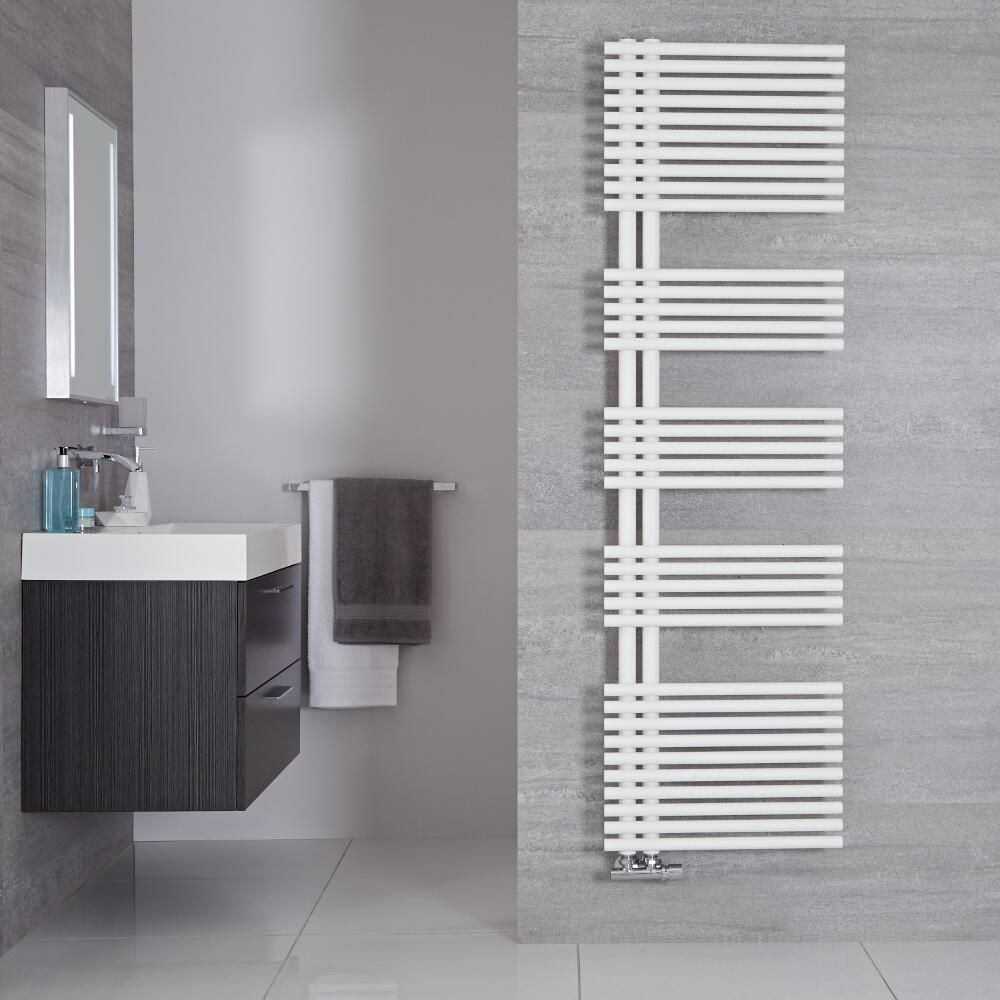 Radiador Toallero de Diseño - 1700mm x 500mm - Blanco - Iseo