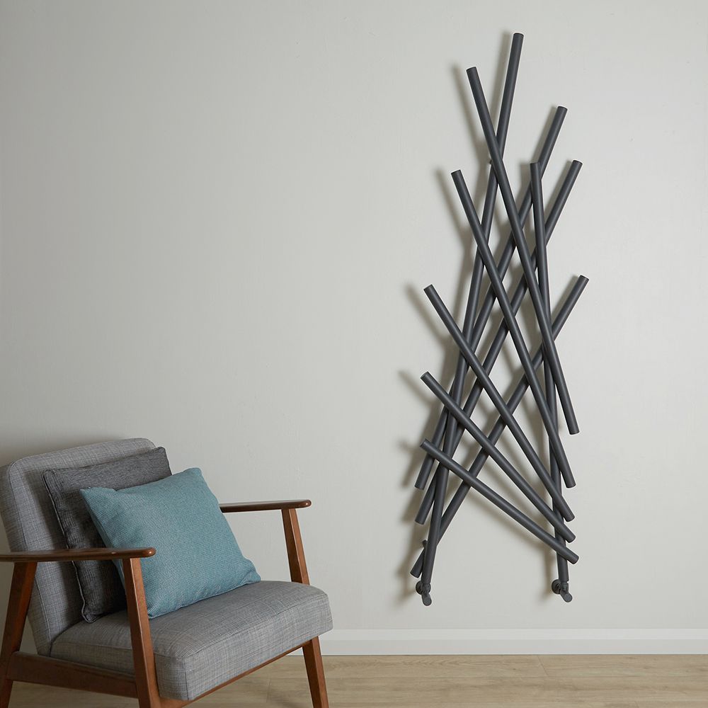 Radiador de Diseño - Antracita - 1734mm x 567mm - Lazzarini Way Shanghai