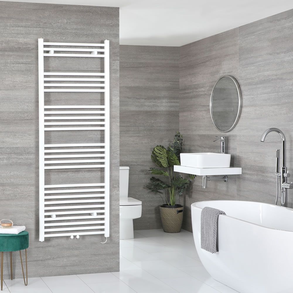 Radiador Toallero Eléctrico Blanco - 1600mm x 500mm - Neva