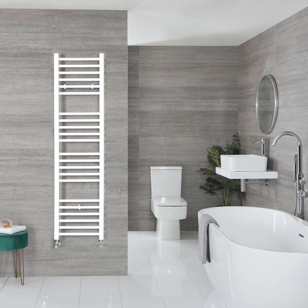 Radiador Toallero Blanco Plano - 1600mm x 400mm - Ive