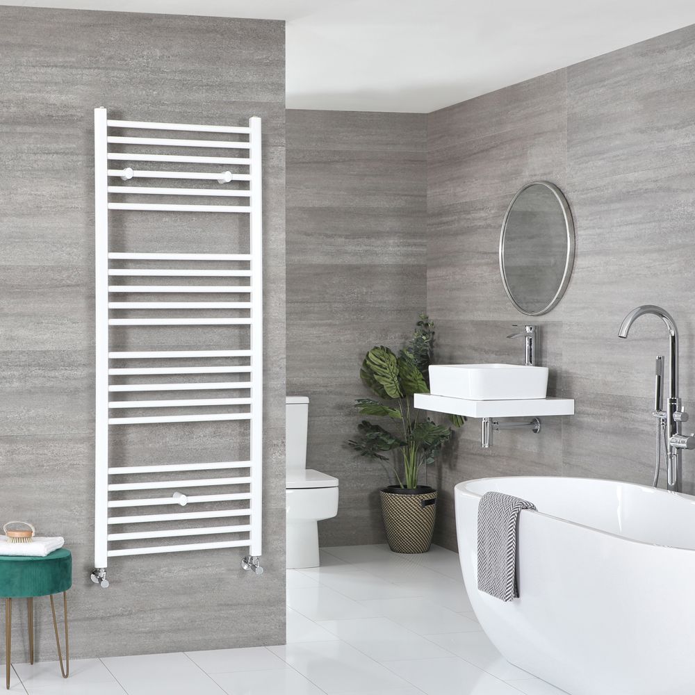 Radiador Toallero Blanco Plano - 1600mm x 500mm - Ive