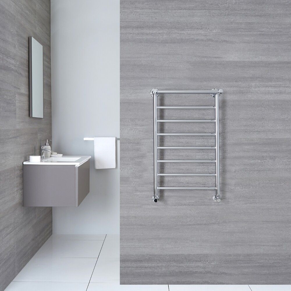 Radiador Toallero Tradicional - Plano - 794mm x 532mm - Cromado - Duquesa