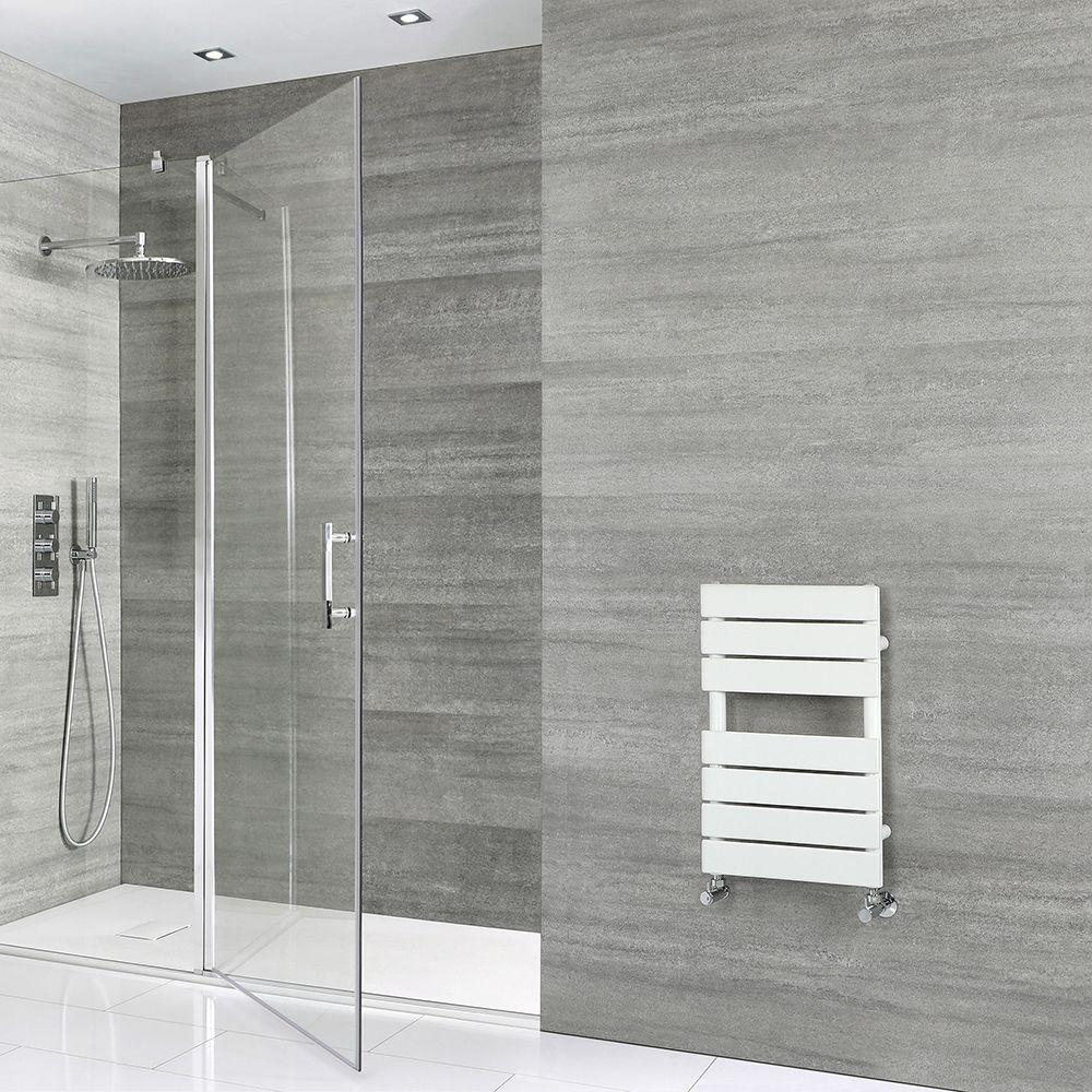 Radiador Toallero Plano - Blanco - 600 x 400mm - Lustro