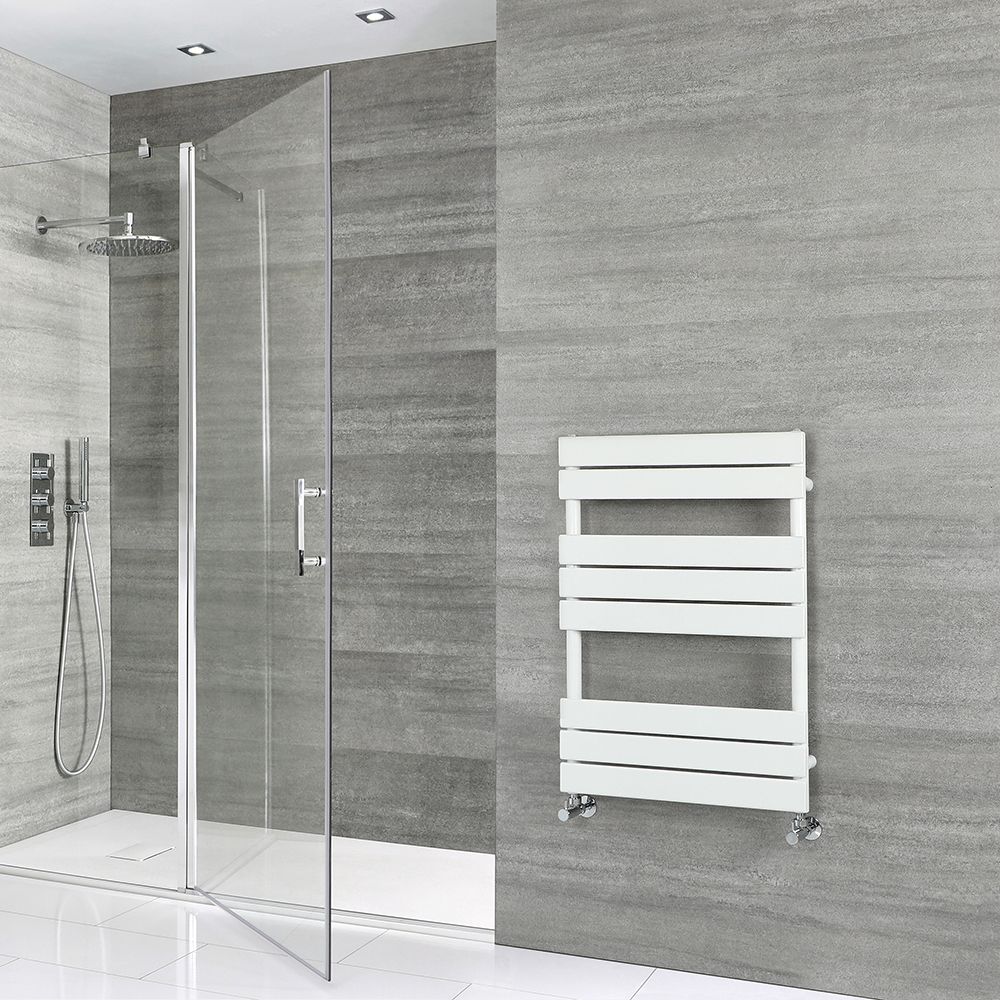 Radiador Toallero Plano - Blanco - 825 x 600mm - Lustro