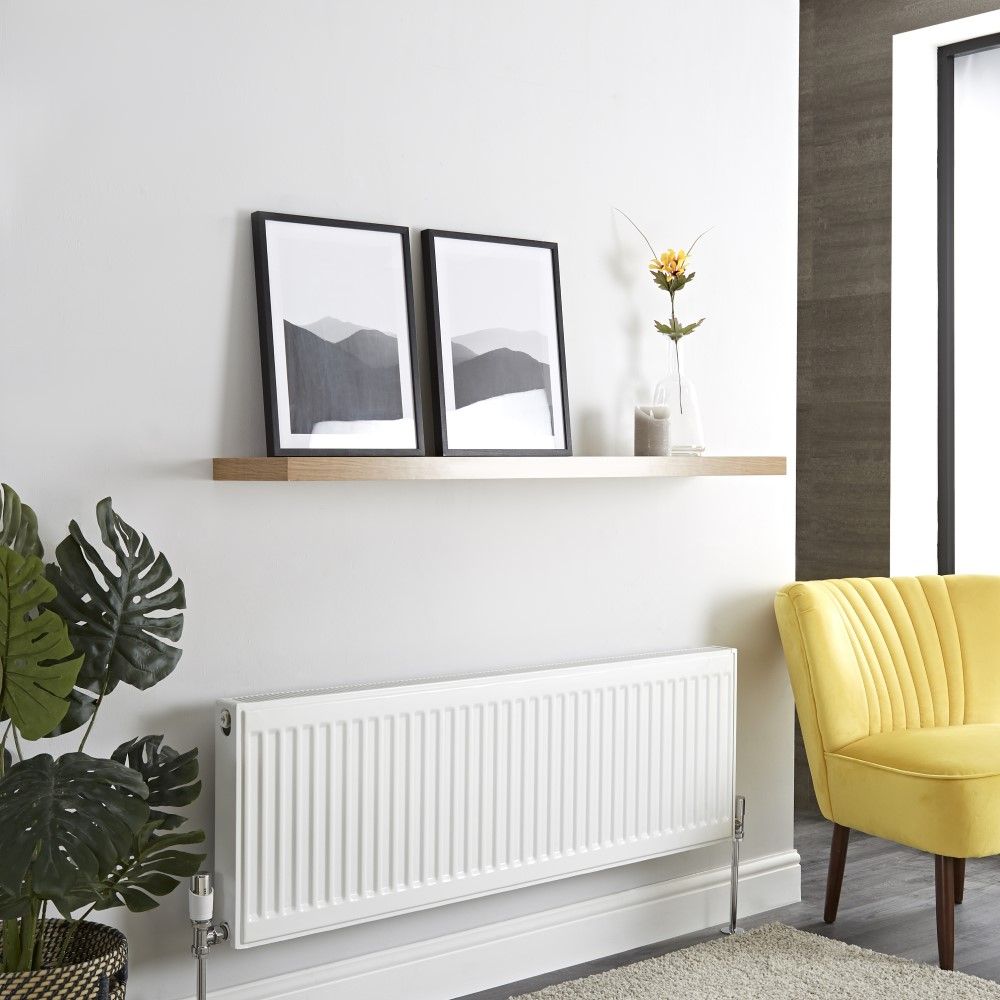 Radiador Convector Horizontal con Panel Doble (Type 22) -  Blanco - 400 mm x 1200 mm - Eco