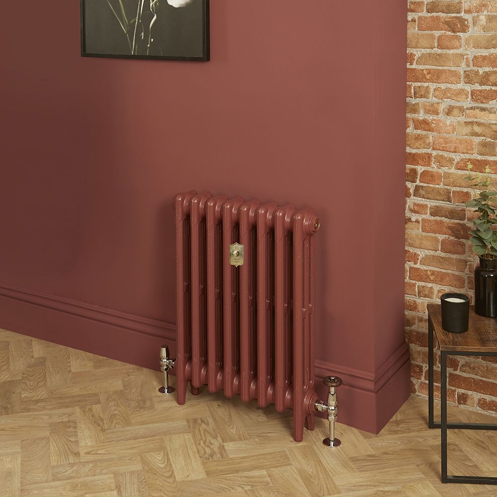 Radiador en Hierro Fundido de 3 Columnas - Altura de 660mm - Color Rojo Eating Room Red de Farrow & Ball - Mercury